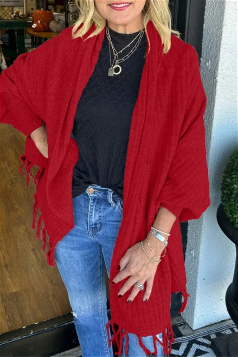 Julianna | Casual cardigan with tassels for everyday use