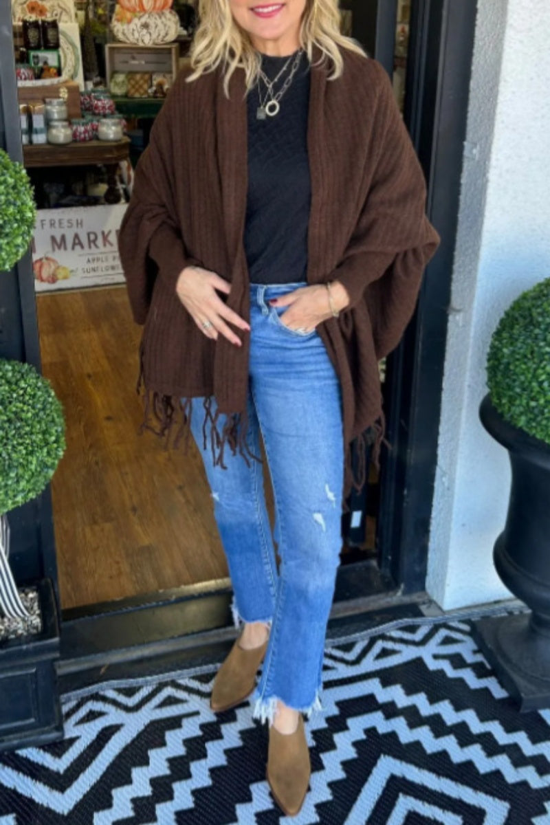 Julianna | Casual cardigan with tassels for everyday use