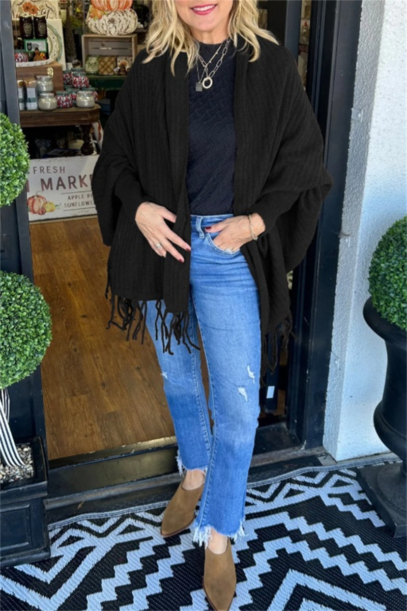 Julianna | Casual cardigan with tassels for everyday use