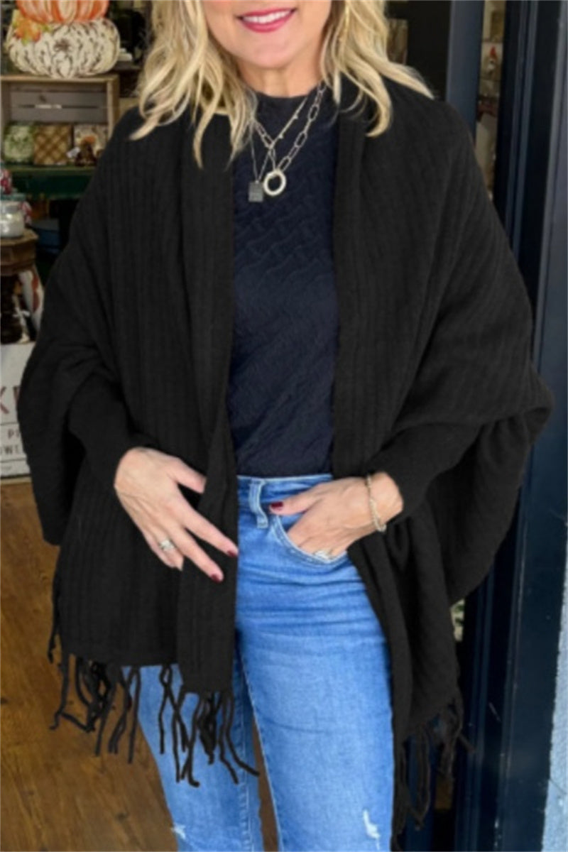 Julianna | Casual cardigan with tassels for everyday use