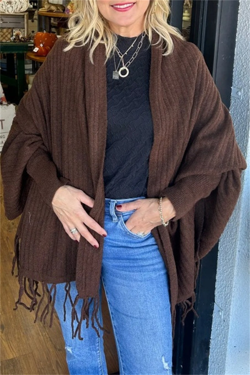 Julianna | Casual cardigan with tassels for everyday use