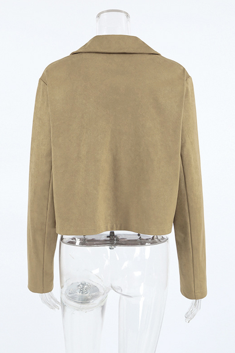 Katrin | Casual everyday outerwear with buttons and turn-down collar