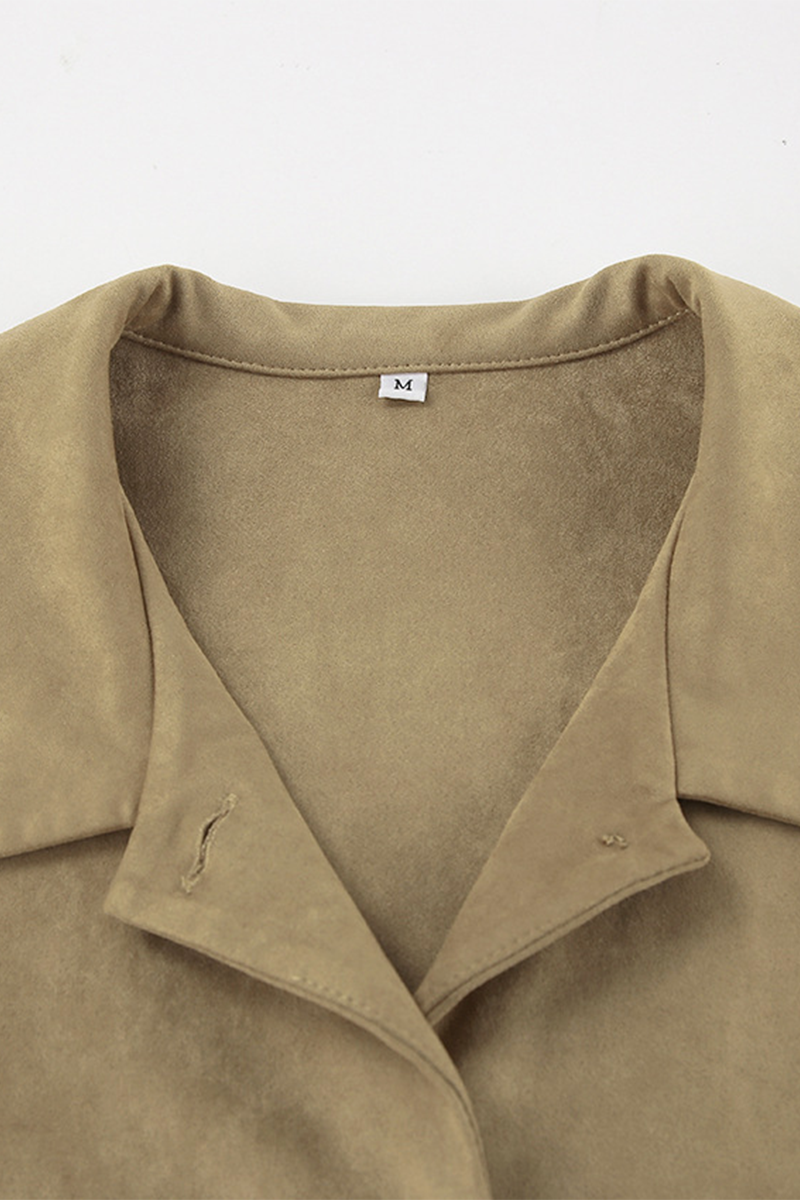Katrin | Casual everyday outerwear with buttons and turn-down collar