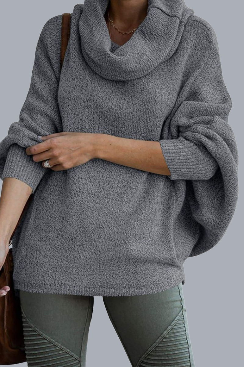 Leonor | Casual, daily sweaters with pocket shawl collar
