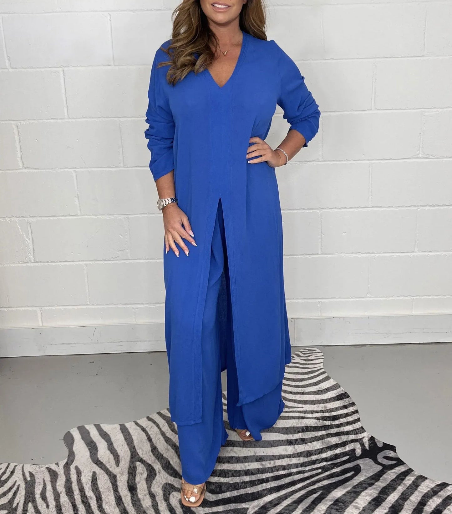 Gia® | Soft Touch: Long Top And Pants
