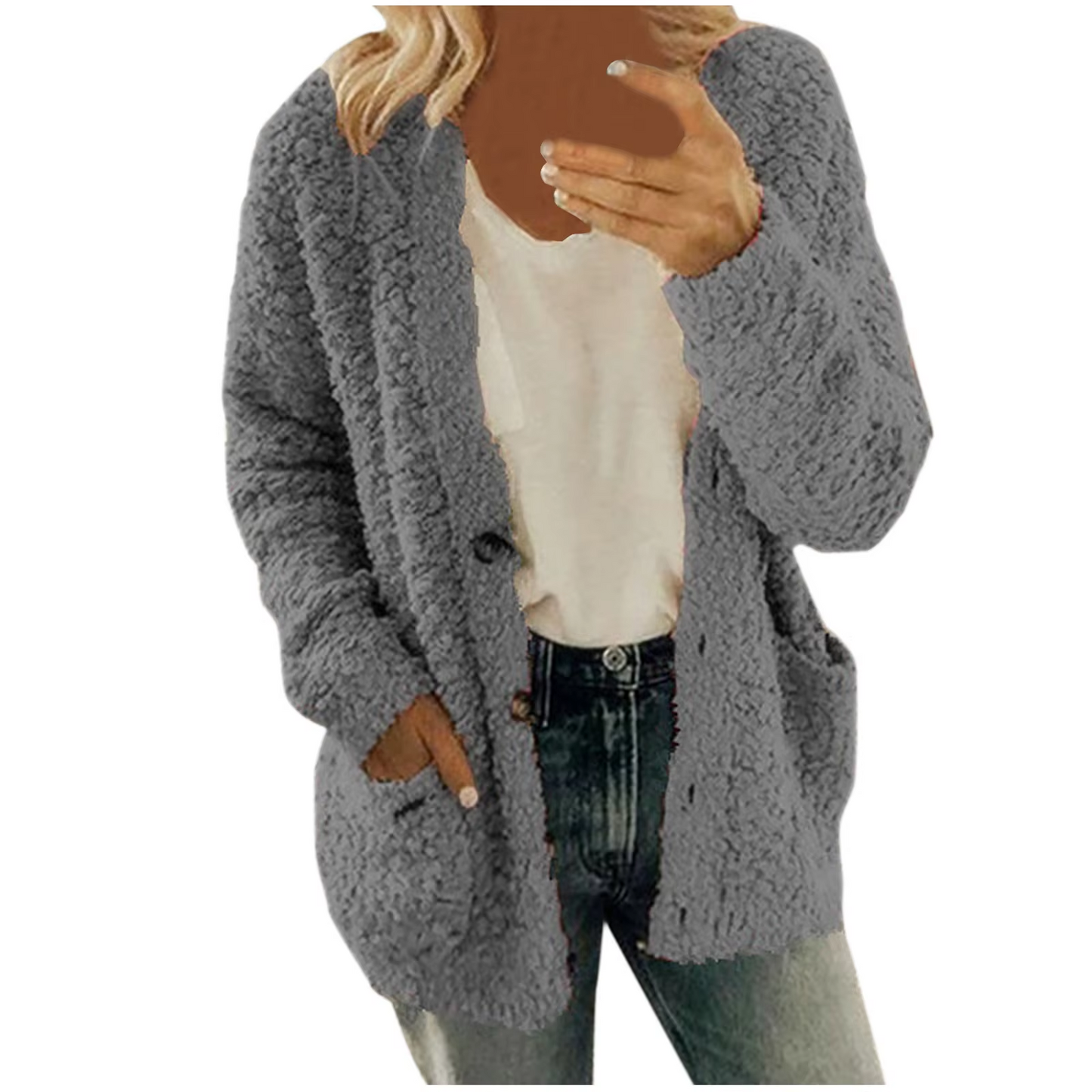 Manuela | Tailored and elegant winter cardigan