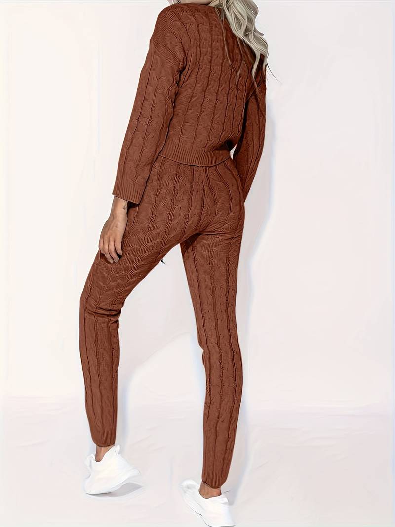 Fabiola | Elegant two-piece sweater set