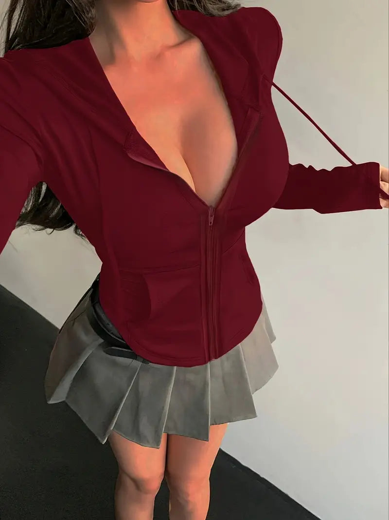 Caterina® | Cotton Zip-Up Hoodie