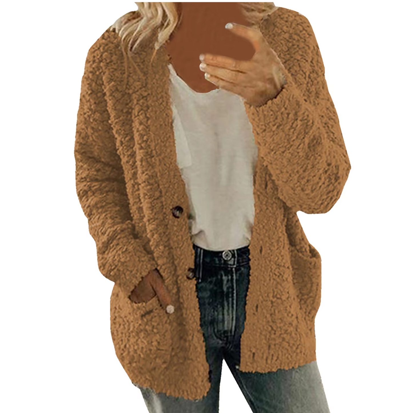 Geraldine | Tailored and elegant winter cardigan