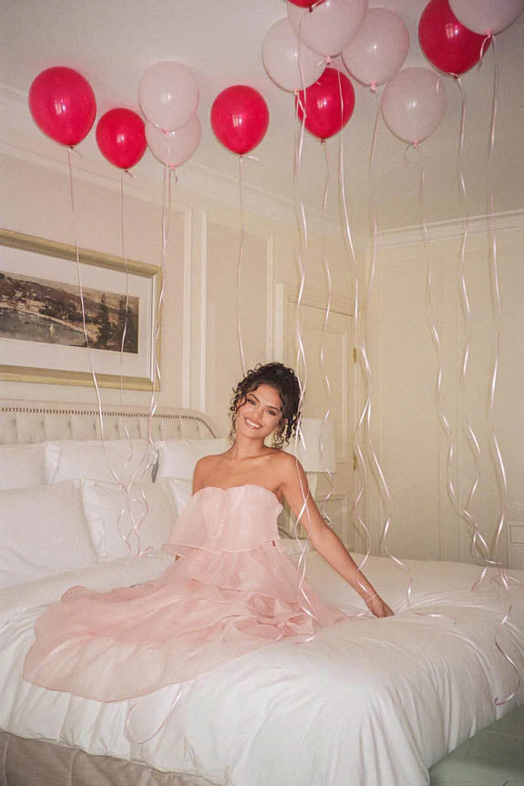 Estefanía® | Sunlit Ruffle Cascade Dress