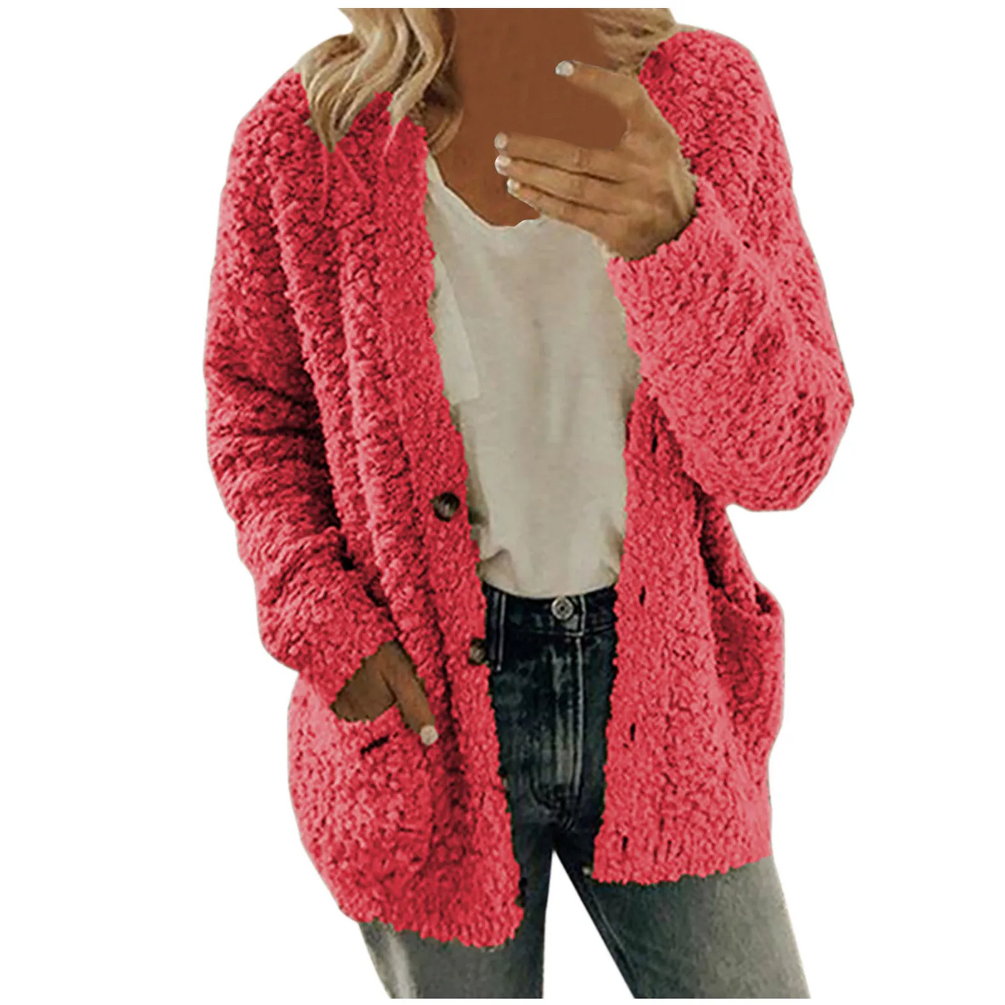 Vilma | Stylish and casual winter cardigan.
