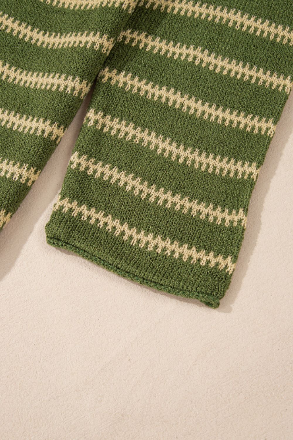Gloria | Striped crew neck sweater with dropped shoulders