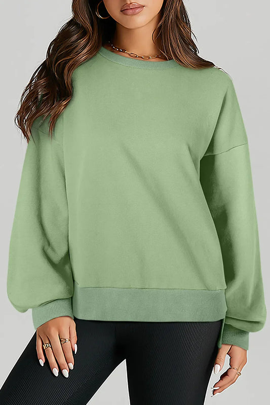 Eva | Long-sleeved crew neck sweatshirt