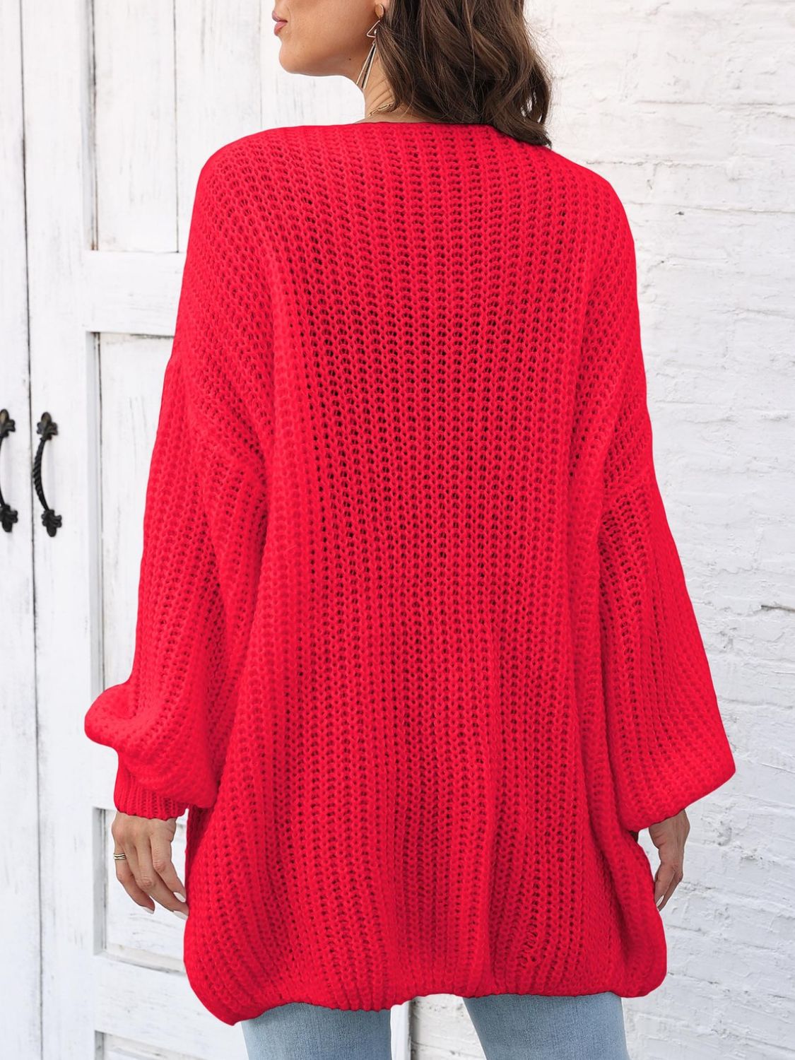Elsa | Long sleeve open front cardigan
