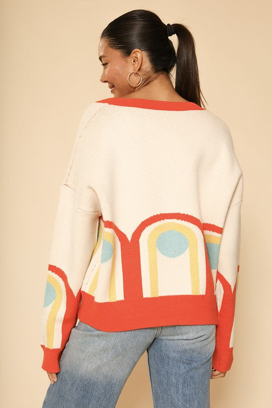 Raquel | Retro bow cardigan