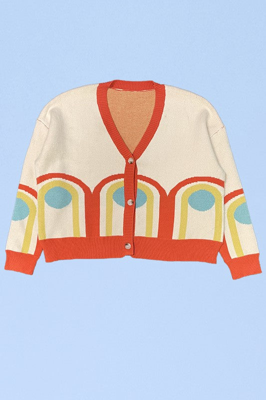 Raquel | Retro bow cardigan