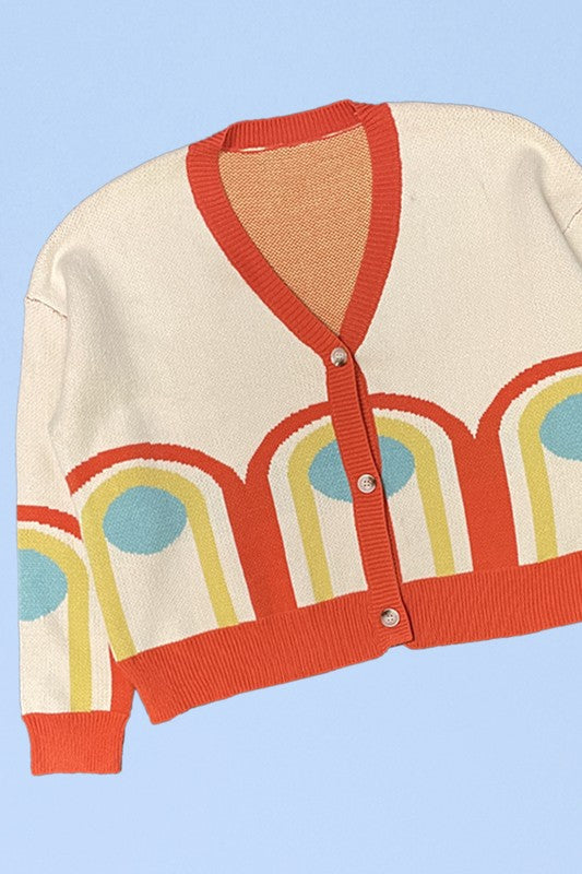 Raquel | Retro bow cardigan