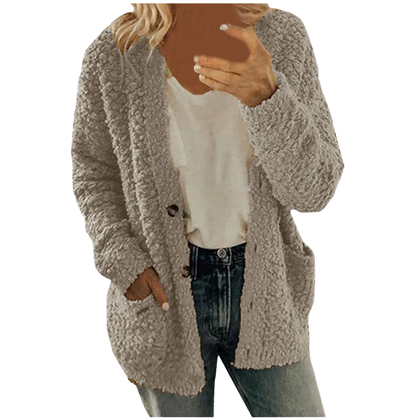 Geraldine | Tailored and elegant winter cardigan