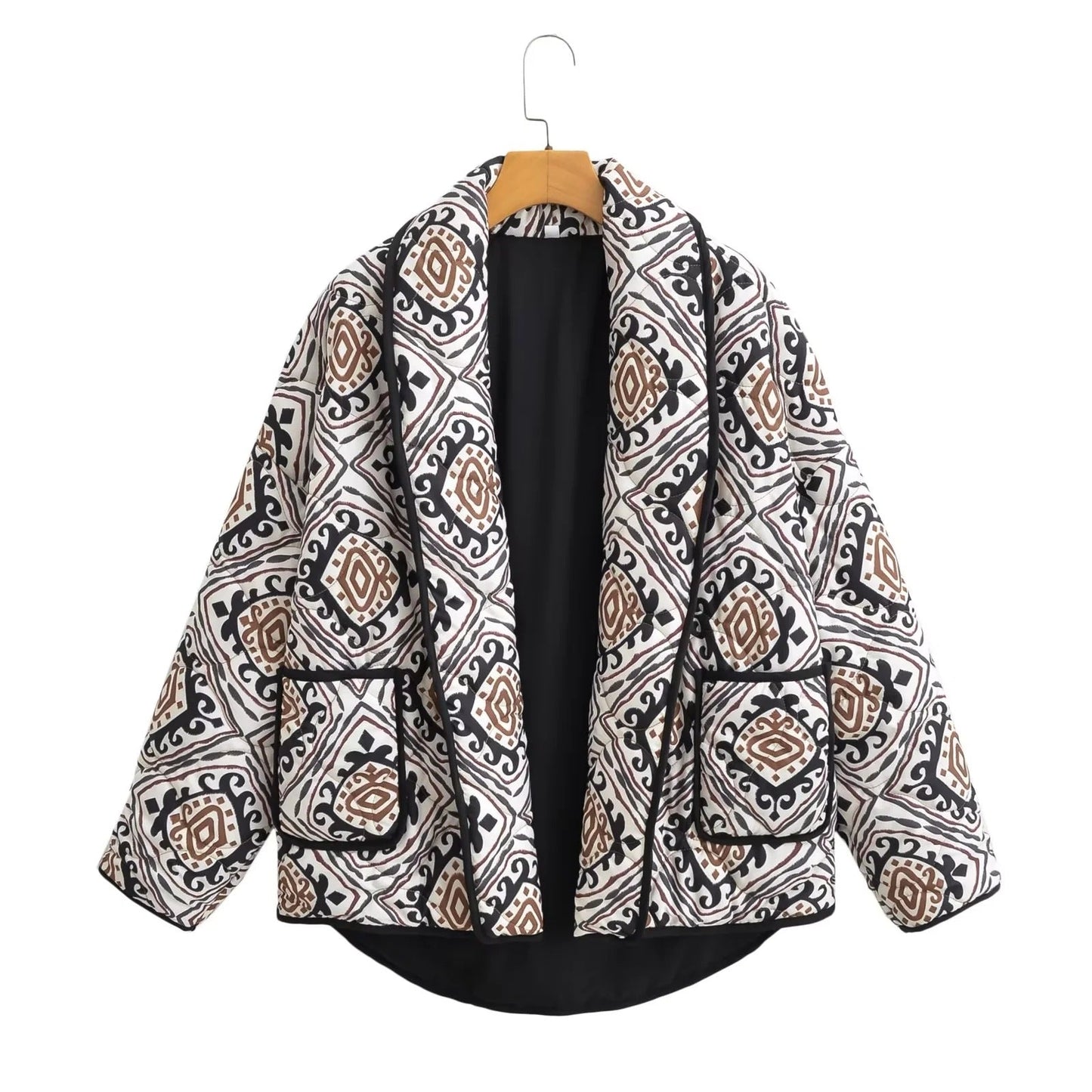 Zahira | Printed quilted jacket