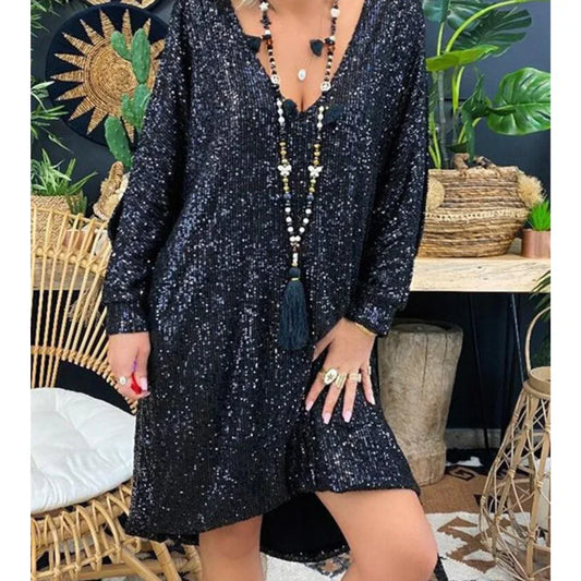 Ava® | Glittering Sequin Dress
