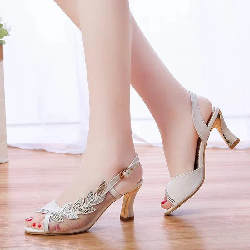 Simona® | Elegant Heels Made Of Mesh Fabric