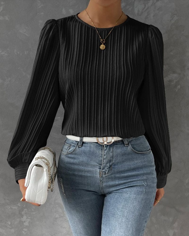 Bruna | Blouse with puff sleeves