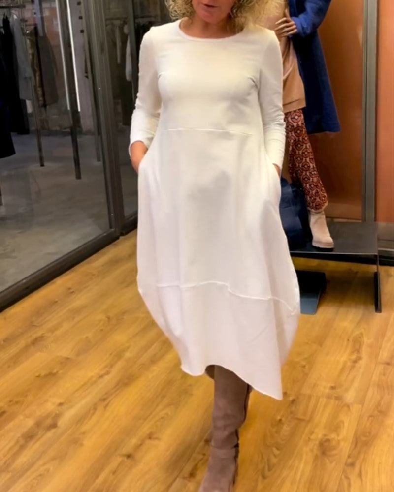 Frieda | Long dress with pockets