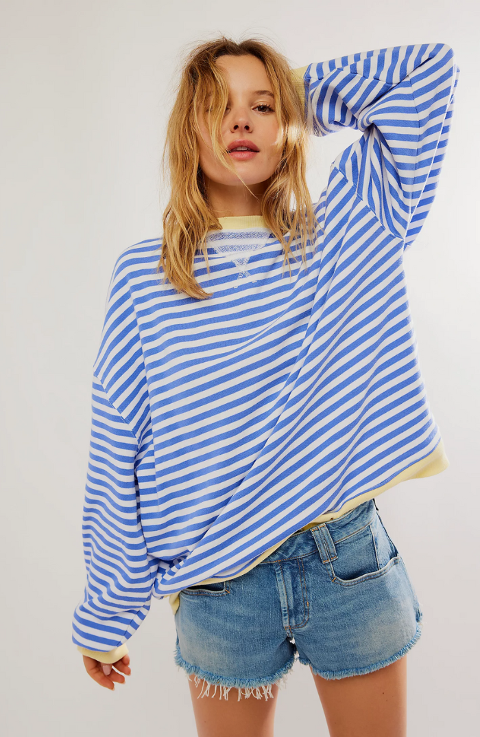 Ludivine | Comfortable long-sleeved sweatshirt for plus size women