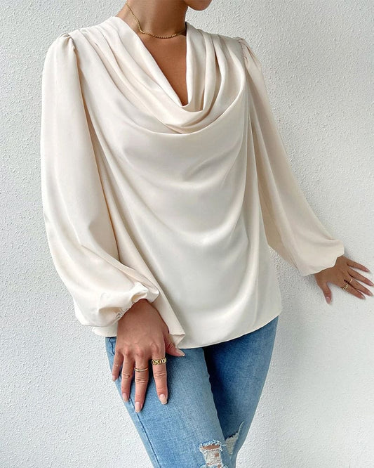 Natalia® | Loose-Fitting Long-Sleeved Blouse