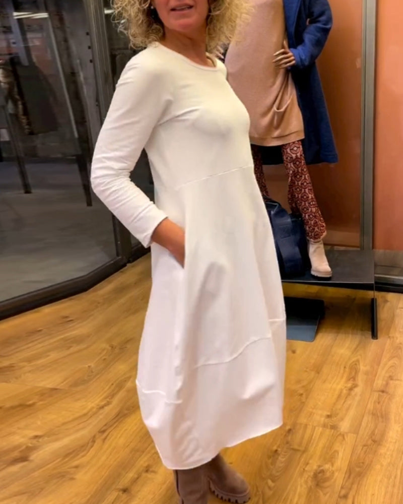 Frieda | Long dress with pockets