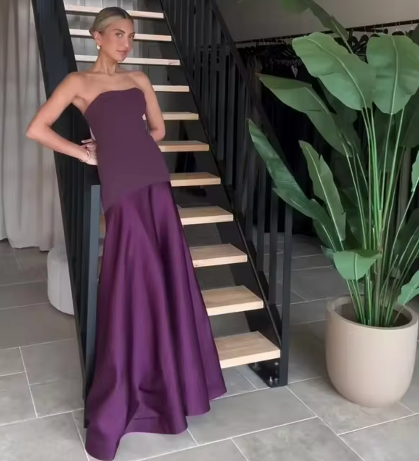 Nicoletta® | Elegant Strapless Long Dress