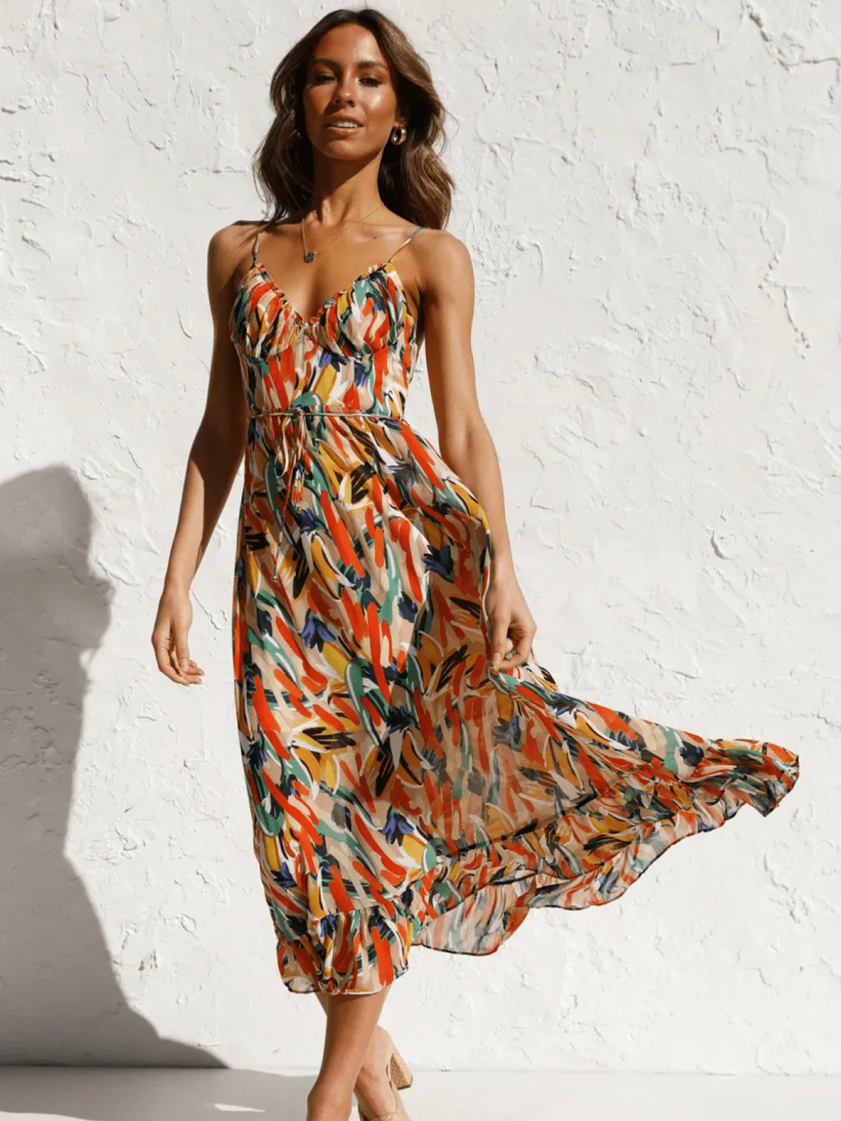 Samantha® | Colorful Midi Dress