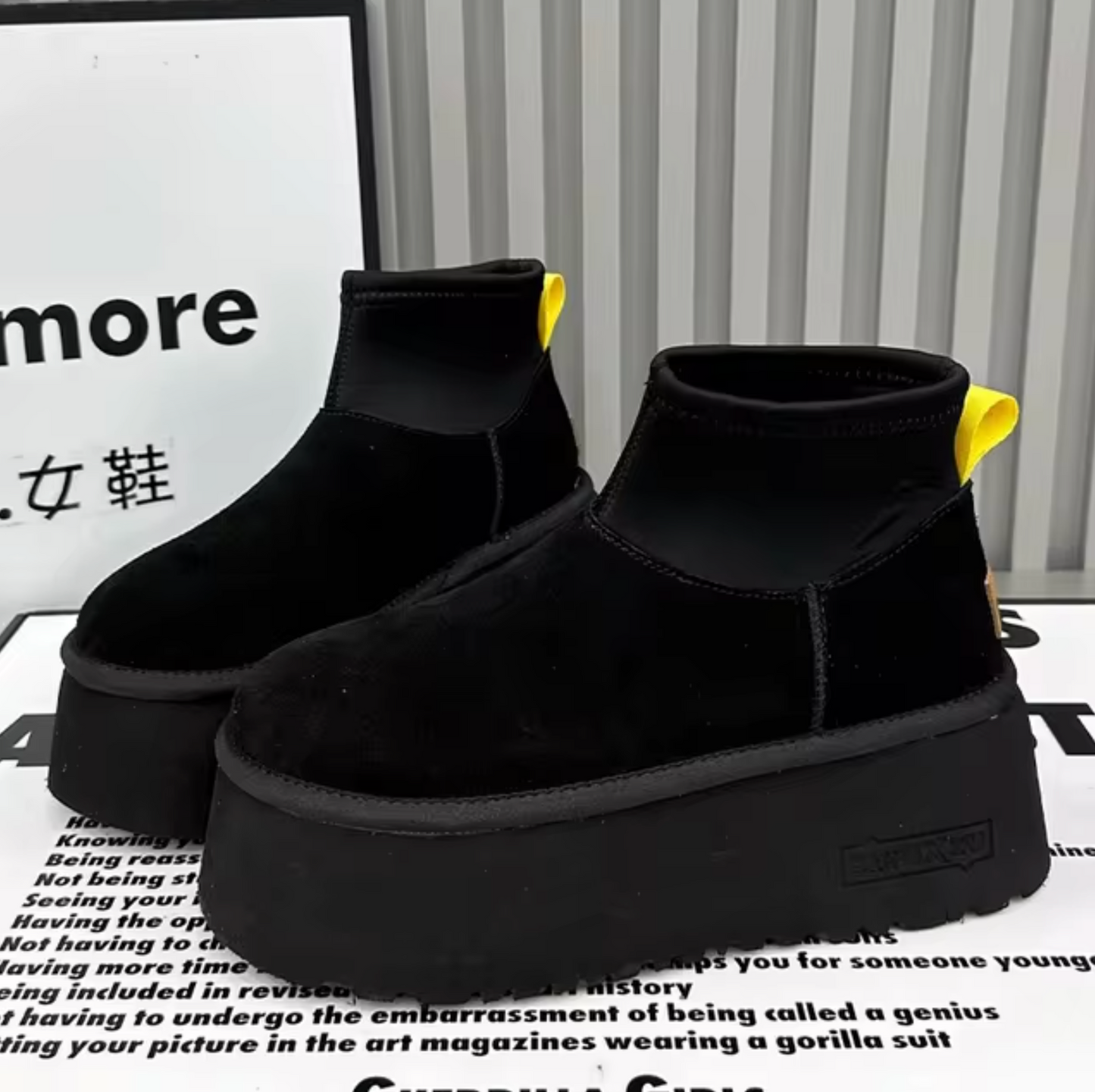 Silvia | Cotton plush snow boots