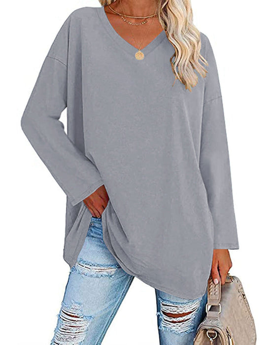 Bucket® | Women'S Blouse With Long Sleeves And V-Neck