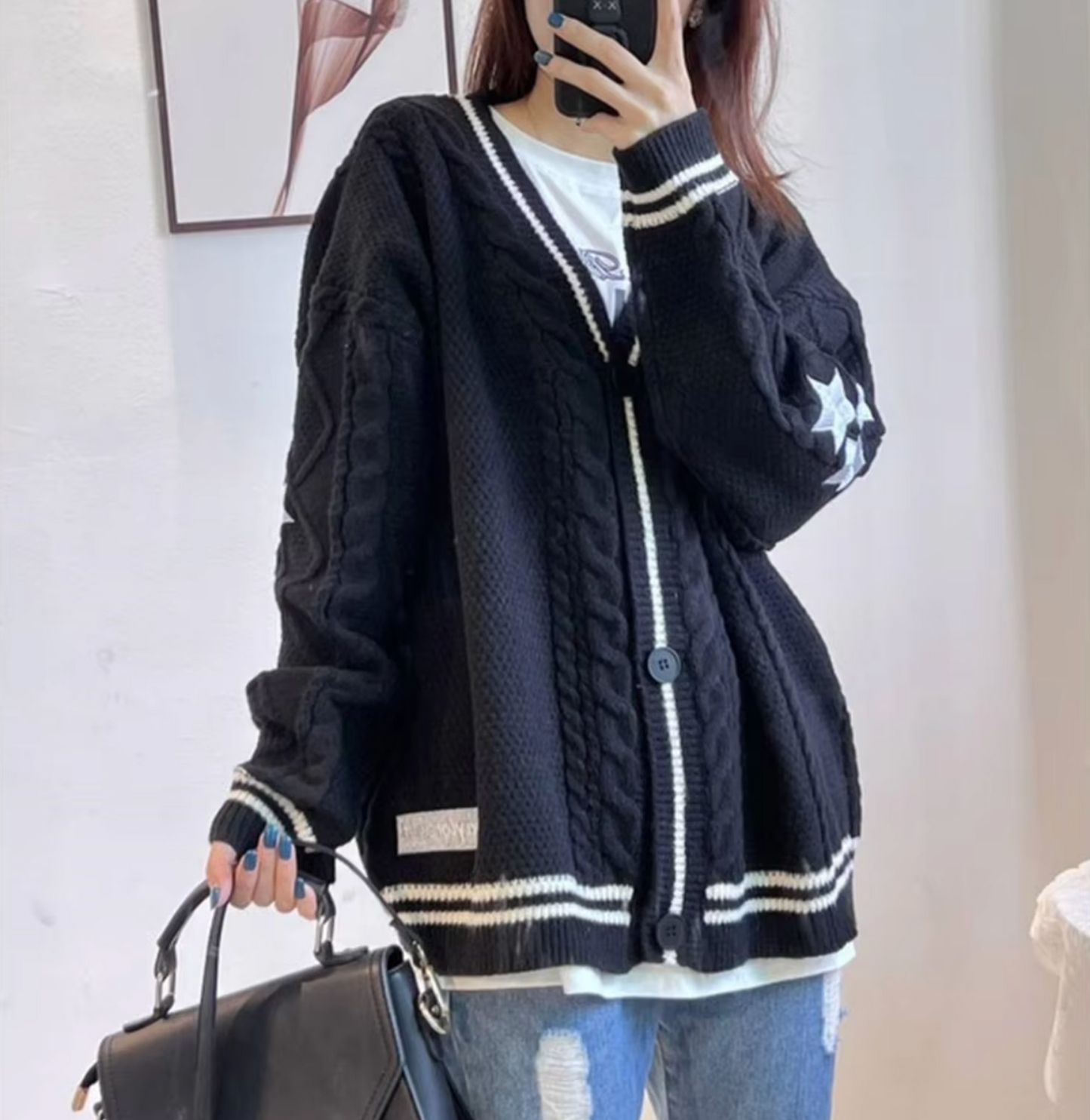 Ivanna | Star pattern knitted sweater