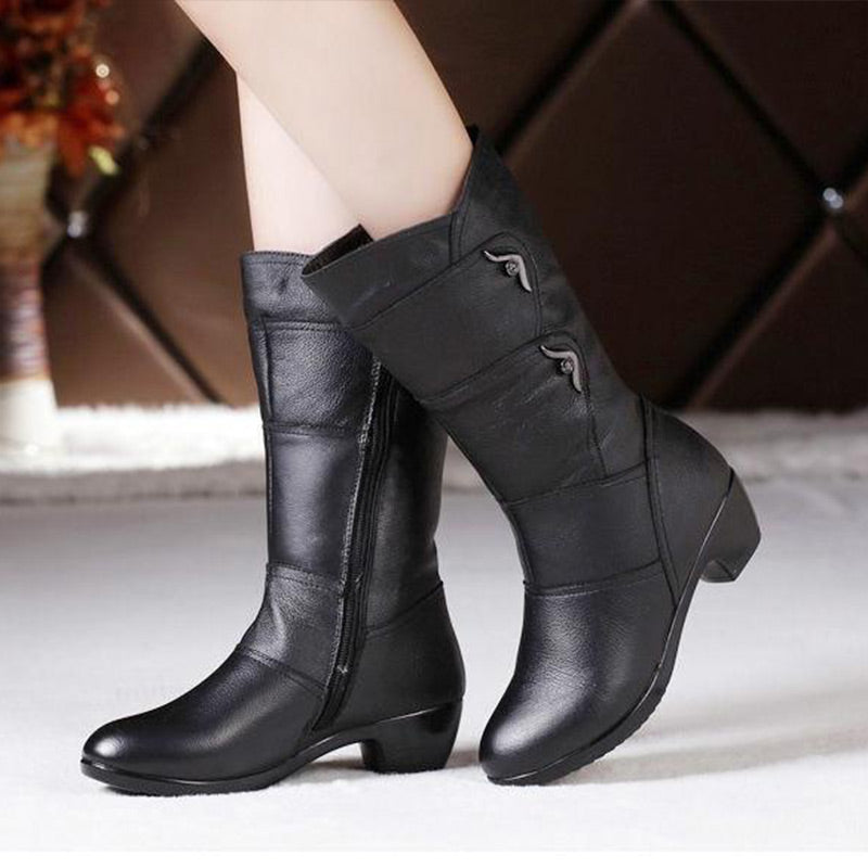 Barbara | High boots with single zip fastening
