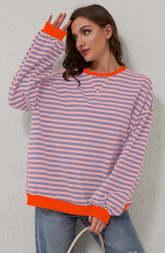Ludivine | Comfortable long-sleeved sweatshirt for plus size women