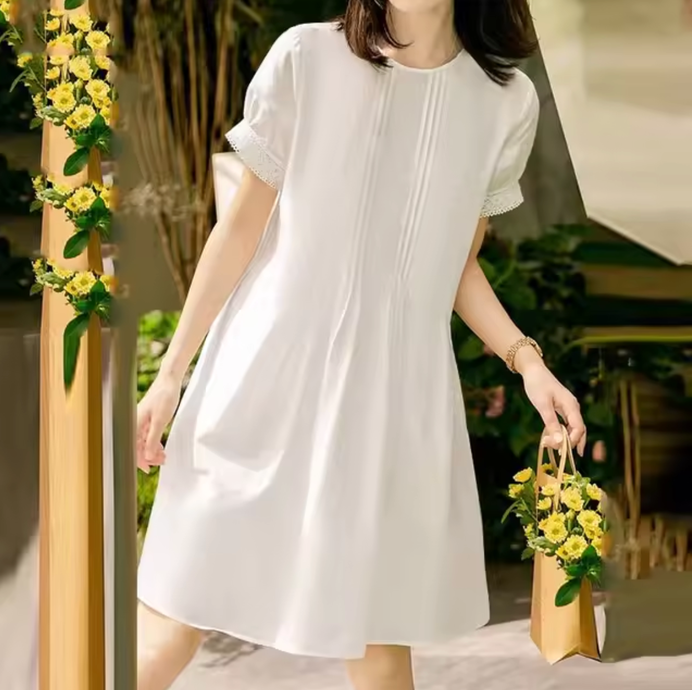 Virginia® | Elegant Dress With Round Neckline