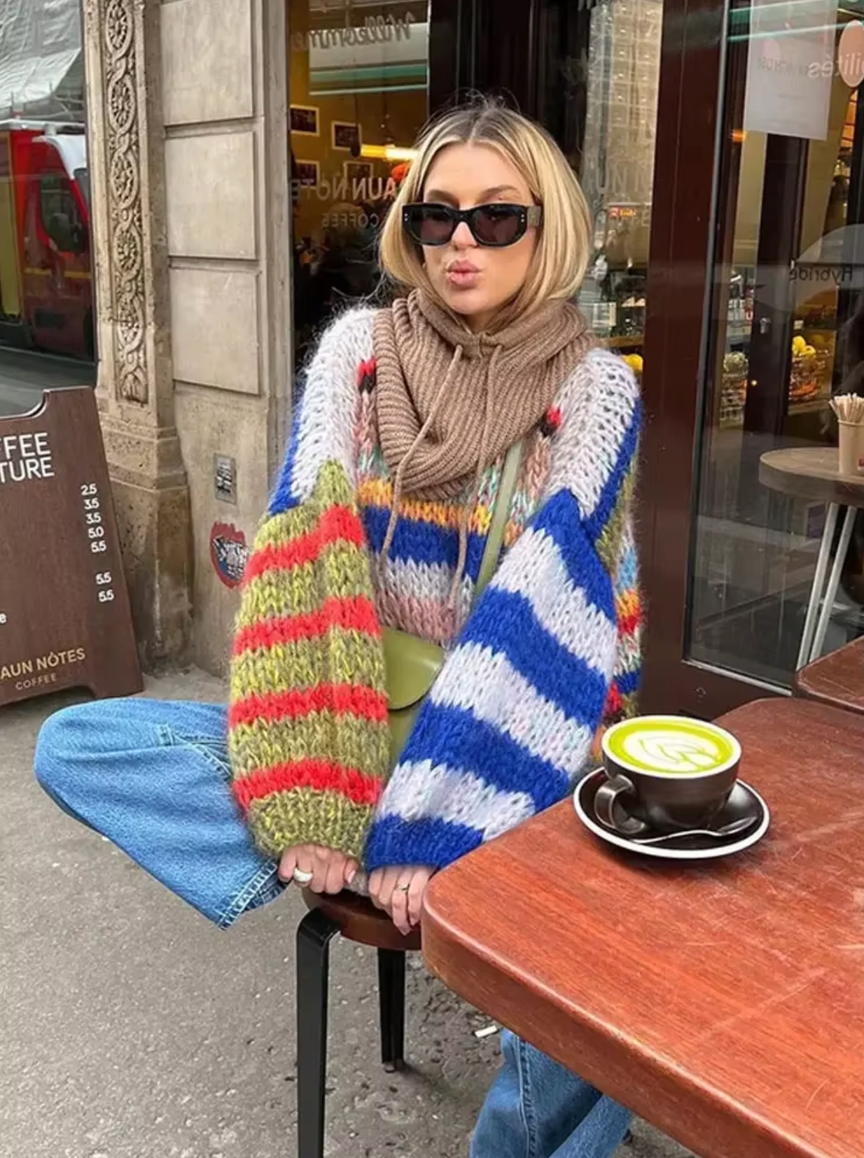 Milagros | Oversized cotton knit sweater