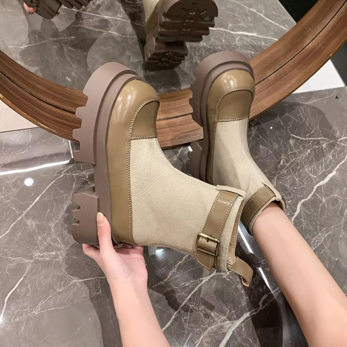 Sonia | Platform ankle boots