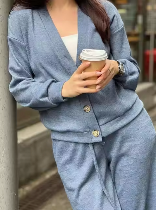 Noelia | Set of vest and trousers with lacing
