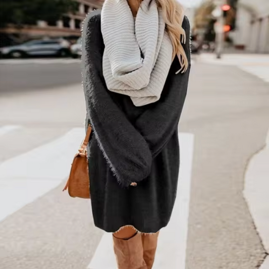 Maria José | Cotton knit sweater dress