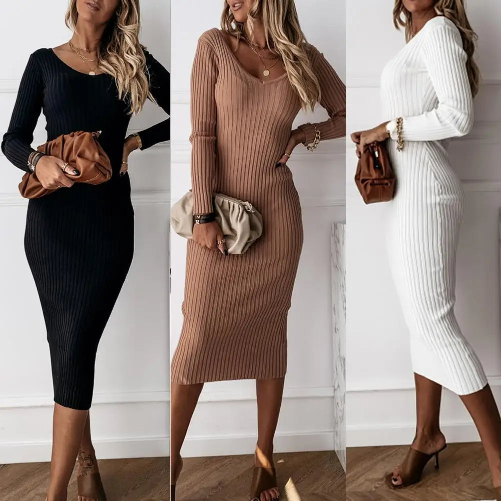 Luisa® | Fashionable women's long-sleeved V-neck shirt