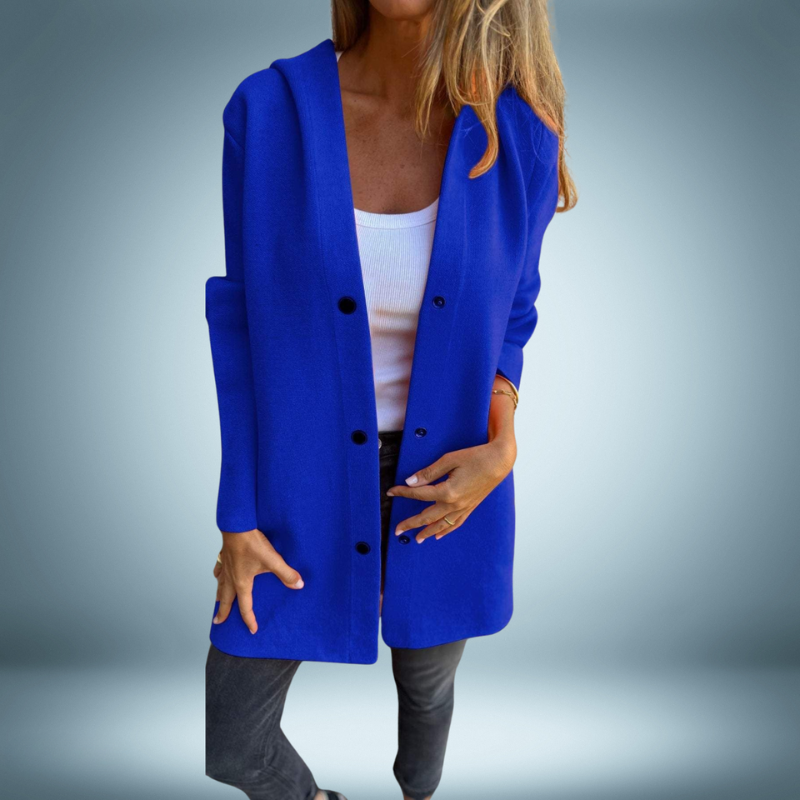 Reina | Elegant trench coat with capuchon