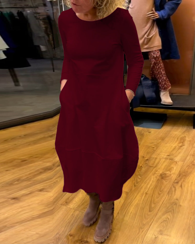 Frieda | Long dress with pockets
