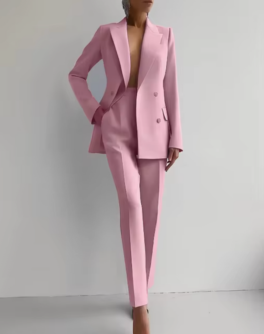 Rita | Blazer and pleated trousers set