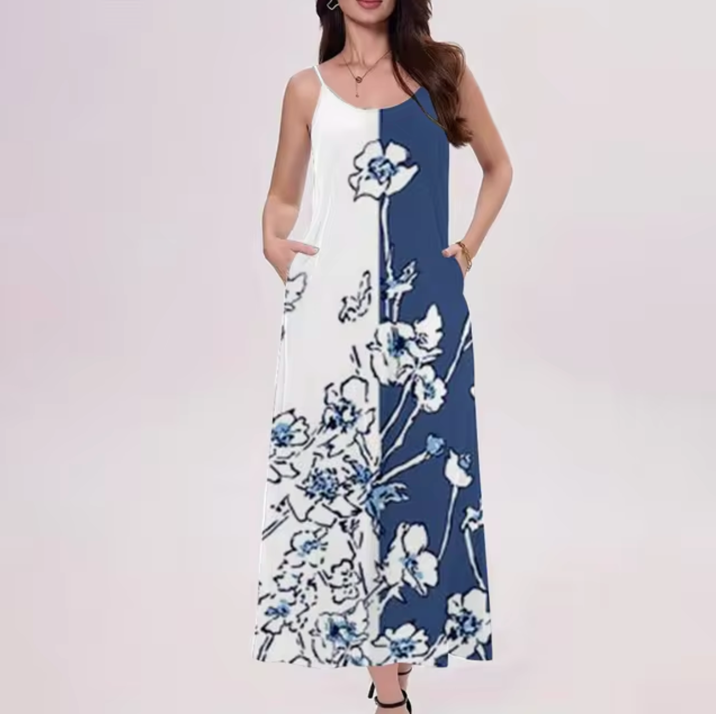 Vanda® | Sleeveless Floral Print Dress