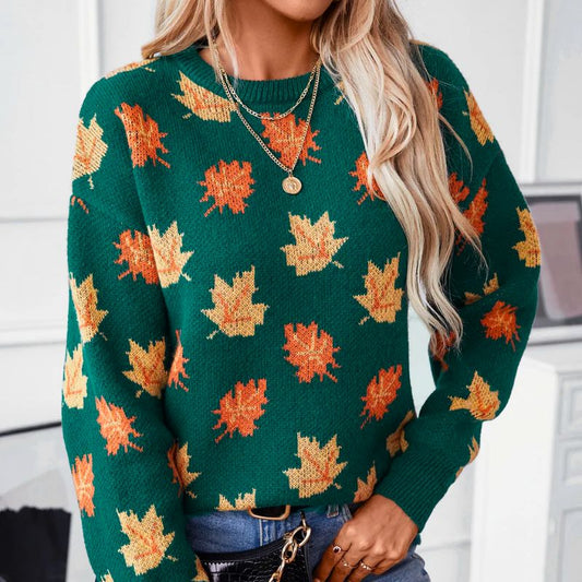 Belén | Cozy autumn knitted sweater.