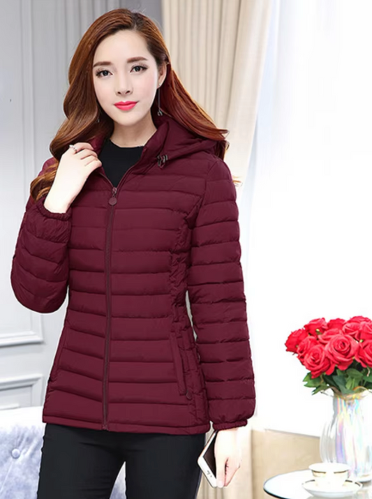 Violeta | Padded jacket with removable hood