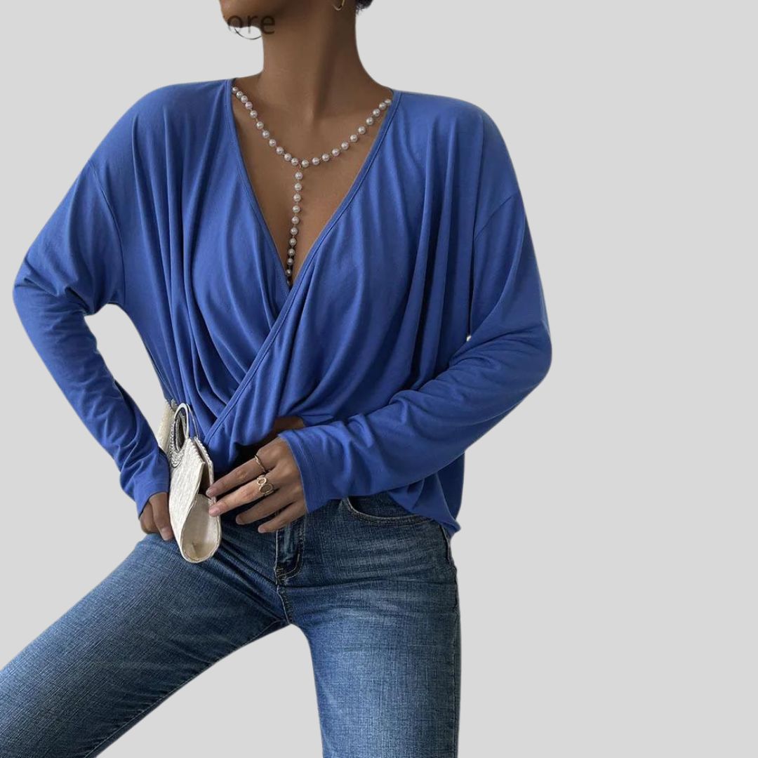 Kila® | Crossed Blouse With Long Sleeves